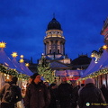 Romantic shot of the Gendarmenmarkt Christmas market